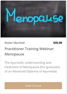 Ayurveda for Menopause