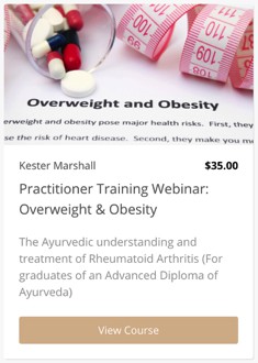 Ayurveda for Obestiy and Overweight